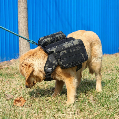 harnais chien tactique avec poignees flexibles