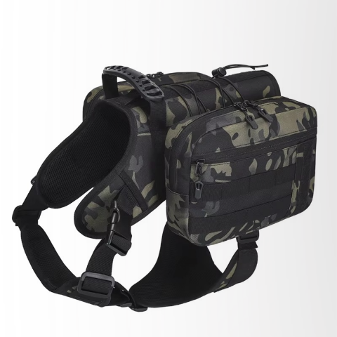 harnais chien tactique camo rembourre