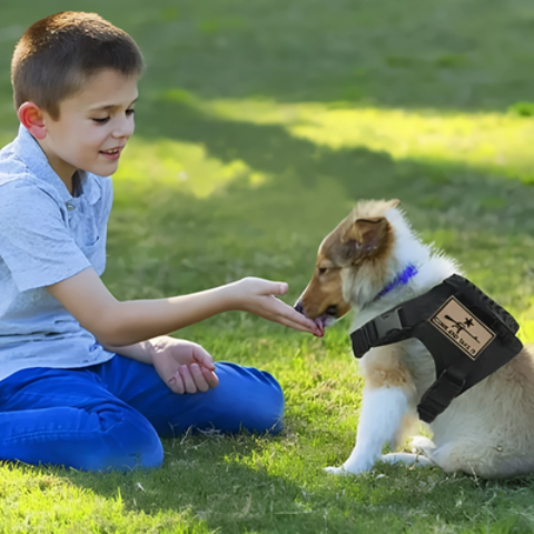 harnais chien tactique confortable