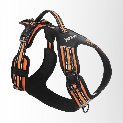 harnais chien tactique orange durable
