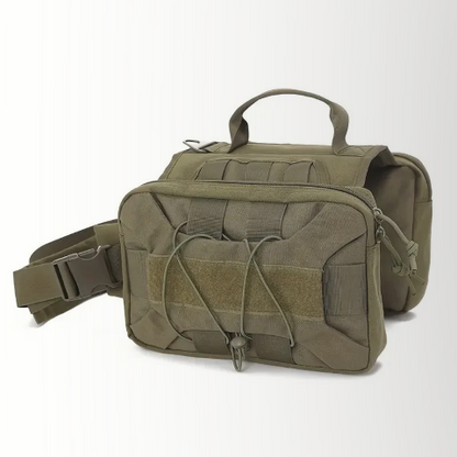 harnais chien tactique sac a dos vert