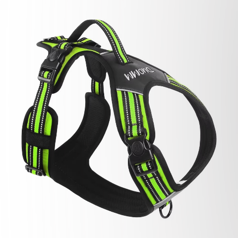 harnais chien tactique vert robuste
