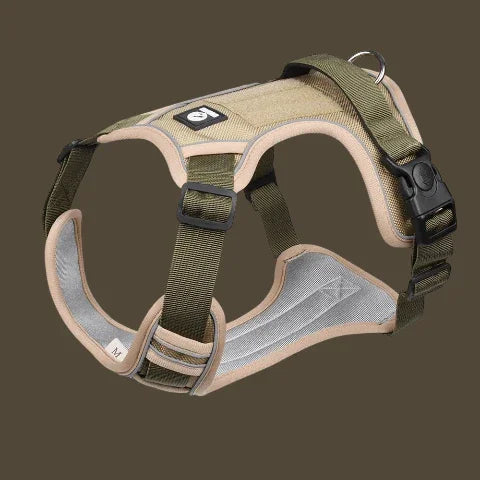 harnais chien veste tactique khaki