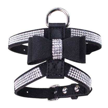 harnais chiot noir clic