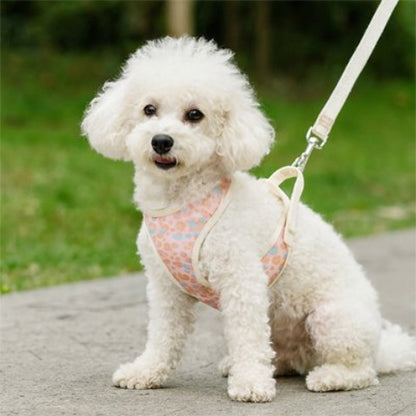 Harnais petit Chien rose tres joli