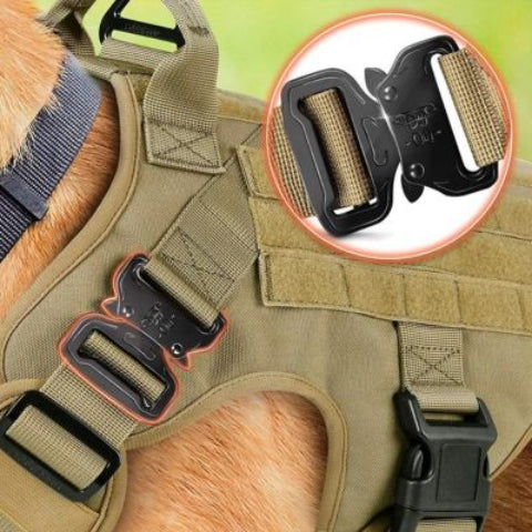 harnais pour chien militaire avec attache frontal