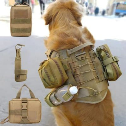 harnais pour chien militaire combo
