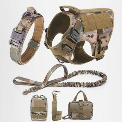 harnais pour chien militaire camo essentiel