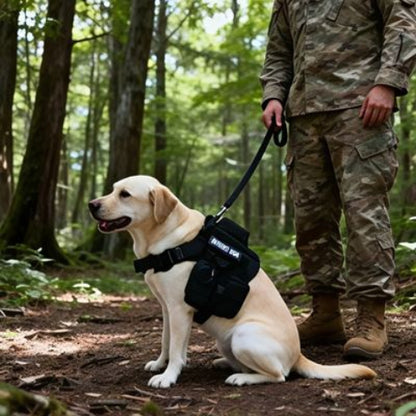 harnais pour chien militaire tacticontrol combo noir de qualite