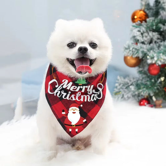 Collier Chien - Bandana de Noël pour chien