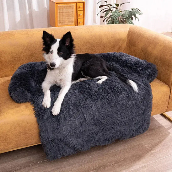 PANIER POUR CHIEN - HOUSSE DES MEUBLES AVEC TRAVERSIN DOUX POUR LE COU