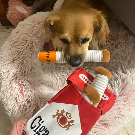 JOUET POUR CHIEN A MACHER - CIGARETTE INTERACTIF