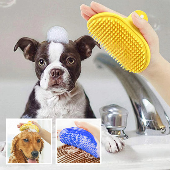 Brosse de toilettage pour chien en caoutchouc - DoucePatte