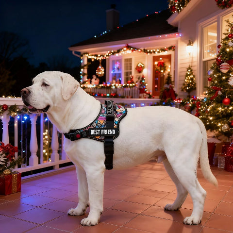 labrador qui porte le harnais pour chien de service Servidog de bonne qualite