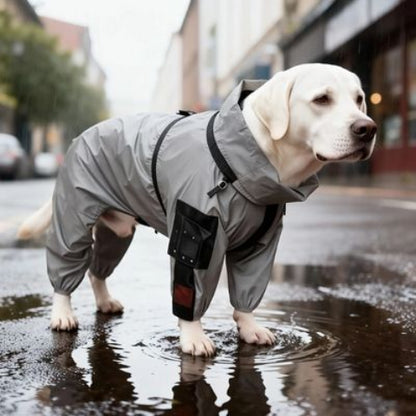 labrador qui porte le manteau pour chien thermoprotect essentiel