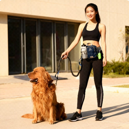 laisse canicross offrant la liberte