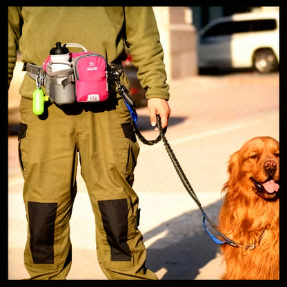 laisse canicross rose