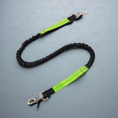 laisse pour chien ceinture mains libres verte
