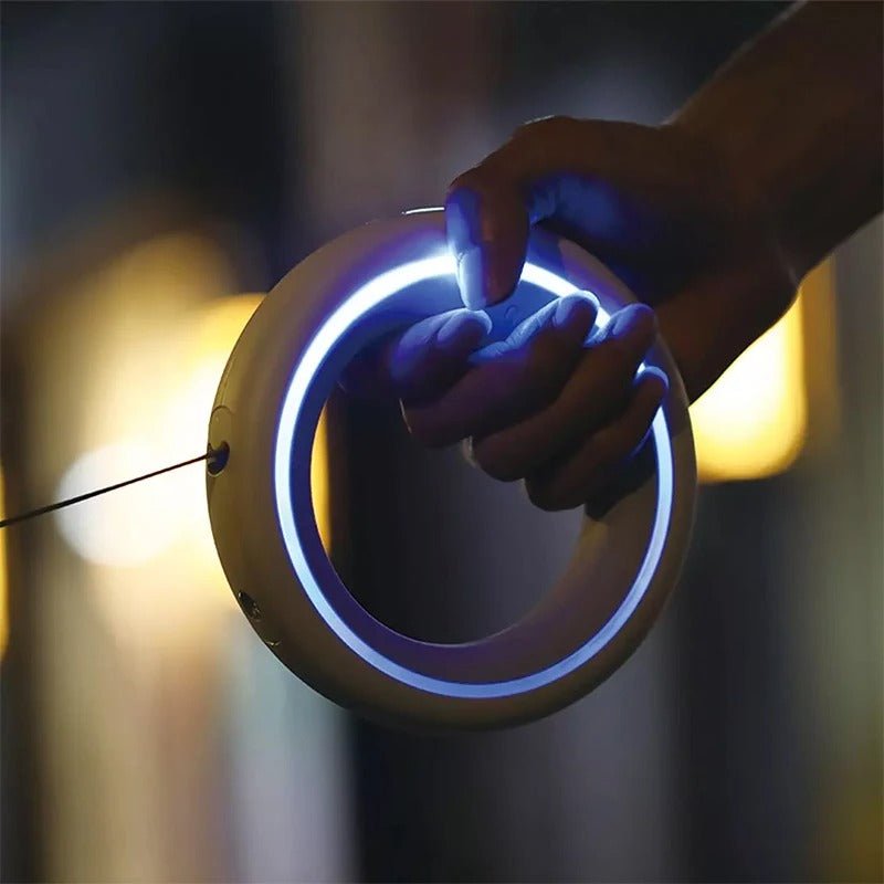 Laisse pour chien | LED rétractable - Les chiens beaux