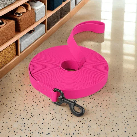 laisse pour chien longecanine rose