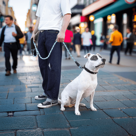 LAISSE POUR CHIEN REMBOUREE | REFLECTIPAW - Les chiens beaux