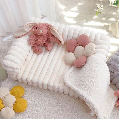 lit pour chien blanc havre de paix