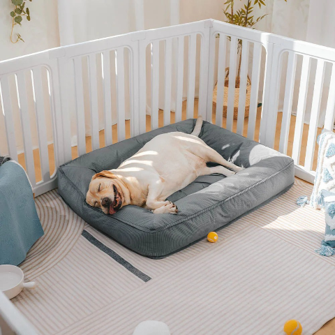 lit pour chien cocon douillet reparateur