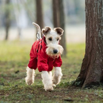 manteau chien rouge tres robutse