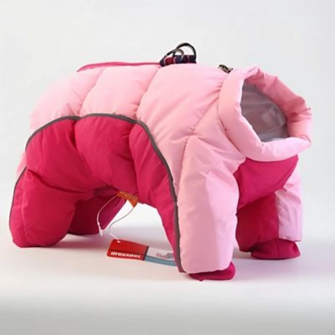 manteau pour chien impermeable rose