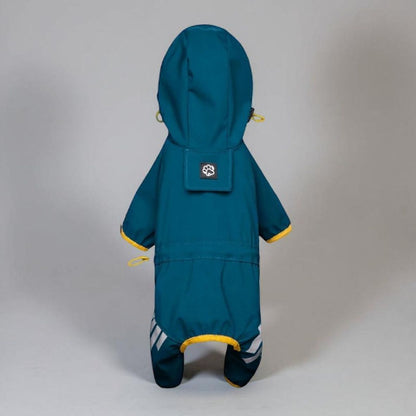 manteau pour chien raincoat bleu elegant display