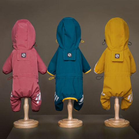 manteau pour chien raincoat display