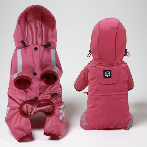 manteau pour chien raincoat rose chic display