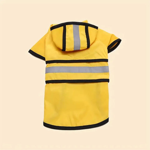 manteau pour chien rainproof jaune