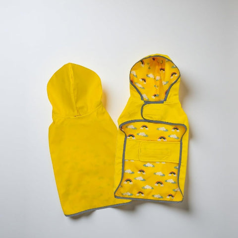 manteau pour chien wetguard jaune de qualite