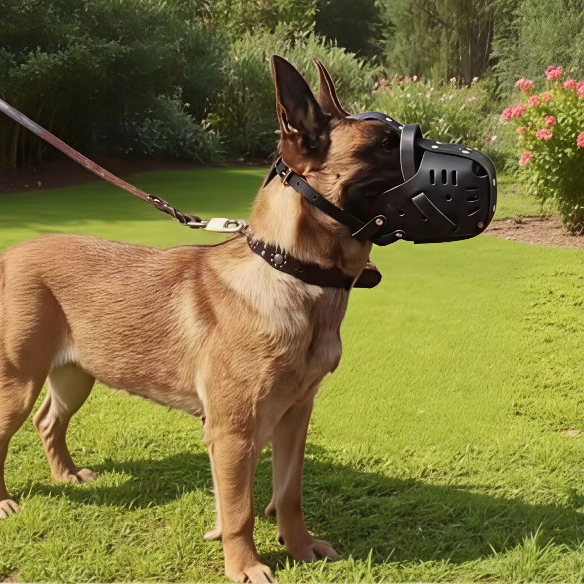 MUSELIERE EN CUIR | CAGE BUCCALE - Les chiens beaux