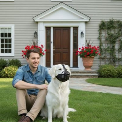 Muselière pour chien​ noir indispensable