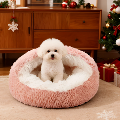 panier chien rose tres beau