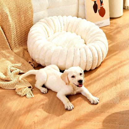 panier pour chien blanc joli