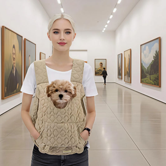SAC A DOS CHIEN DE POITRINE EN COTON | COTOPAW™