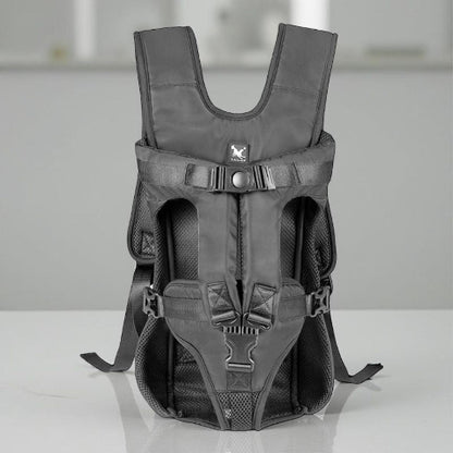 sac a dos chien noir elegant