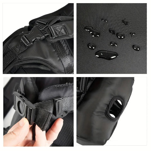 sac a dos chien noir impermeable