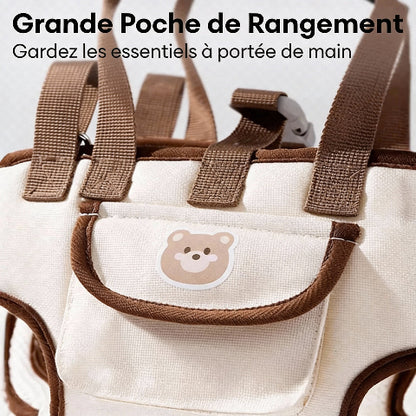 sac a dos pour chien avec grande poche de rangement