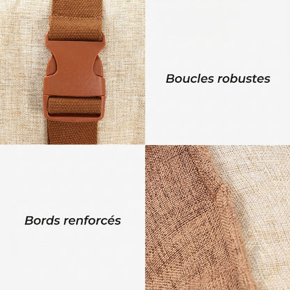 siege auto pour chien avec boucles reglables