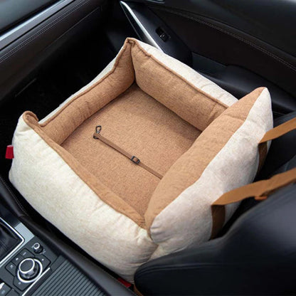 siege auto pour chien avec ceinture ajustable