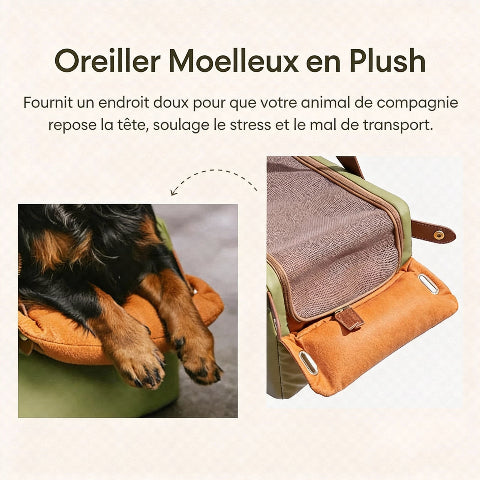 siege auto pour chien avec rembourrage moelleux
