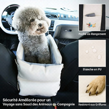 siege auto pour chien facile a stocker